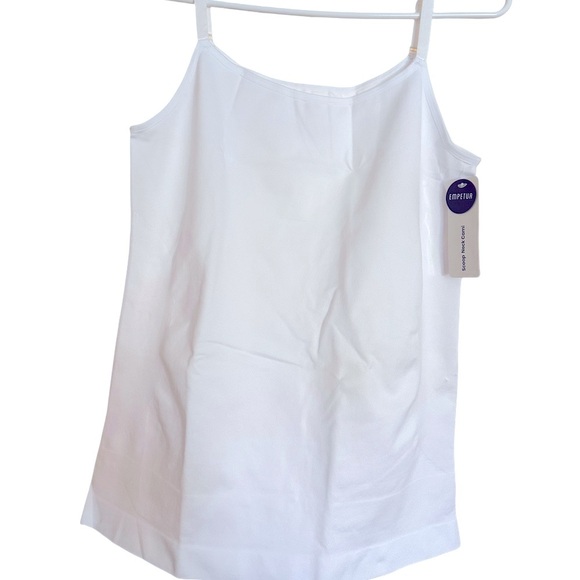 NWT EMPETUA PLUS SIZE SCOOP NECK CAMI SIZE 3XL COLOR: WHITE - Picture 8 of 11